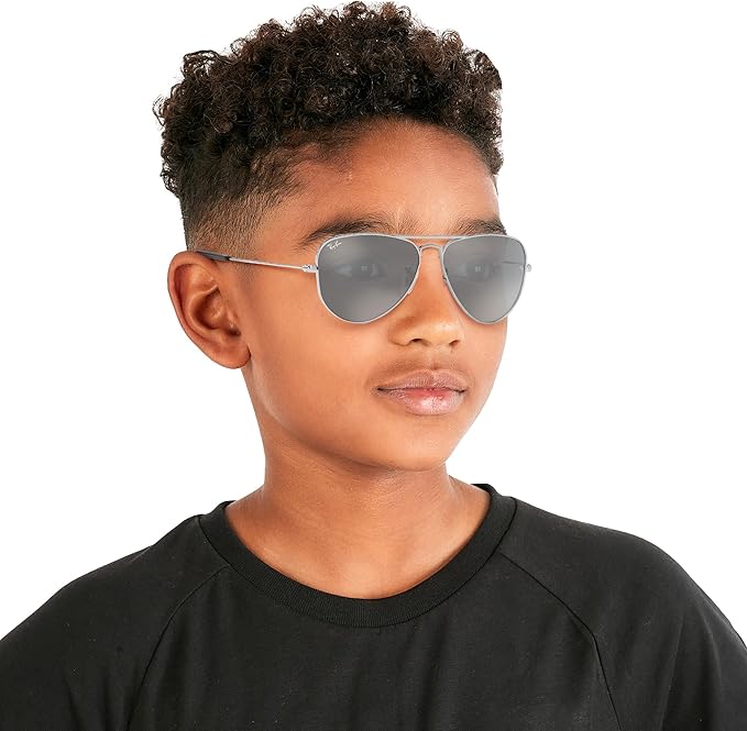 Ray-Ban Junior Kids' Rj9506s Metal Aviator Sunglasses