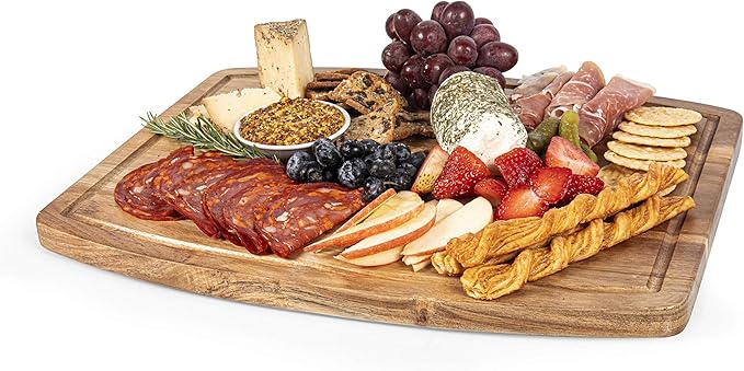 PICNIC TIME Disney Encanto Familia Ovale Acacia Cutting Board, Serving Tray, (Acacia Wood)