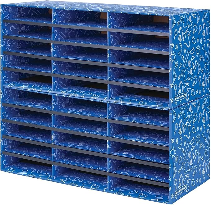 Bankers Box Classroom 30 Compartment Mail Sorter, Single (3384401)