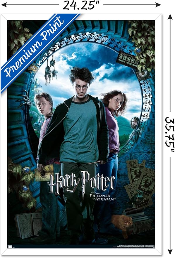 Trends International Harry Potter and the Prisoner of Azkaban - Sky One Sheet Wall Poster, 22.37" x 34.00", White Framed Version