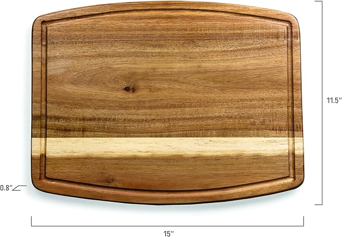 PICNIC TIME Disney Encanto Familia Ovale Acacia Cutting Board, Serving Tray, (Acacia Wood)