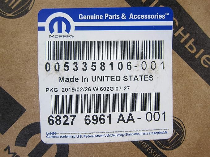 Ram 2500 Heavy Duty Flat Black & Red Lettering Nameplate New Mopar OEM