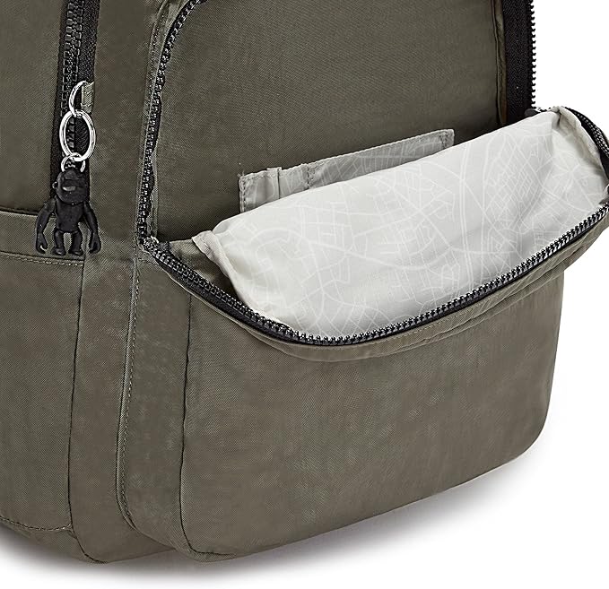 Kipling Women's Seoul 15" Laptop Backpack, Durable, Roomy with Padded Shoulder Straps, Built-In Protective Sleeve
