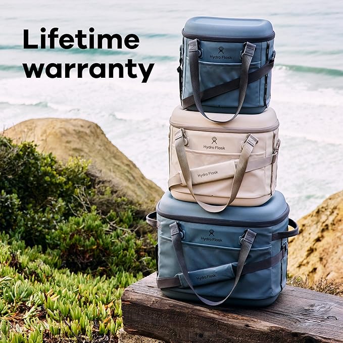 Hydro Flask Carryout Cooler - Insulated Portable Soft Cooler - 30 L Capacity in Capri Blue