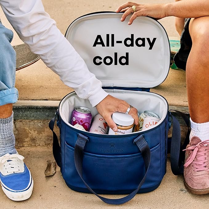 Hydro Flask Carryout Cooler - Insulated Portable Soft Cooler - 30 L Capacity in Capri Blue