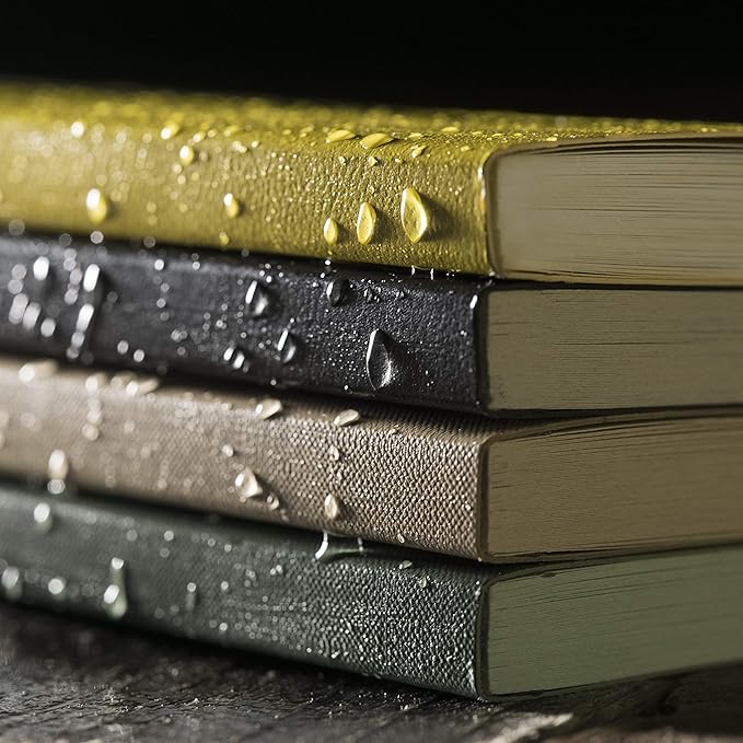 J.L. Darling Rite in The Rain Weatherproof Soft Cover Pocket Notebook, 3.5" x 5", Black Cover, Universal Pattern (No. 754), 5 x 3.5 x 0.25