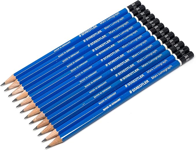 Staedtler Mars Lumograph Pencil 2h - Box of 12