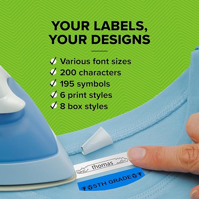 DYMO Authentic LT Plastic Labels | 12mm x 4m Roll | Black Print on Yellow Labels | for LetraTag Label Makers