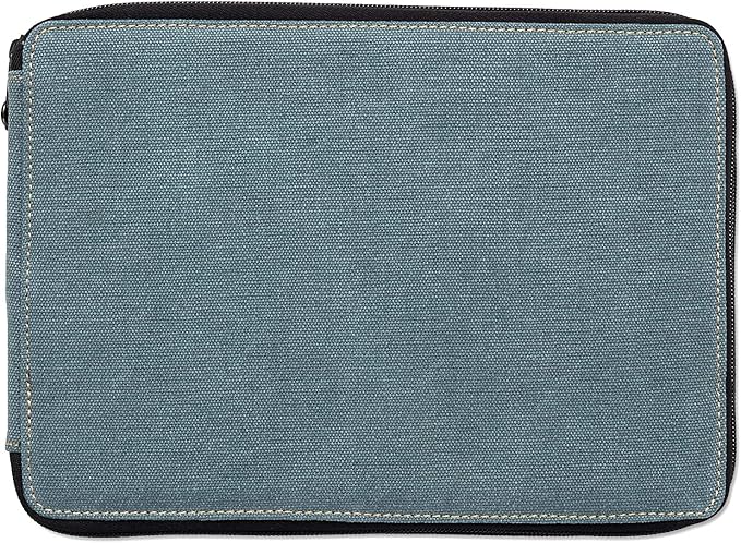 Speedball Art Products Canvas Pencil Case Holds Up To 120 Pencils, Steel Blue