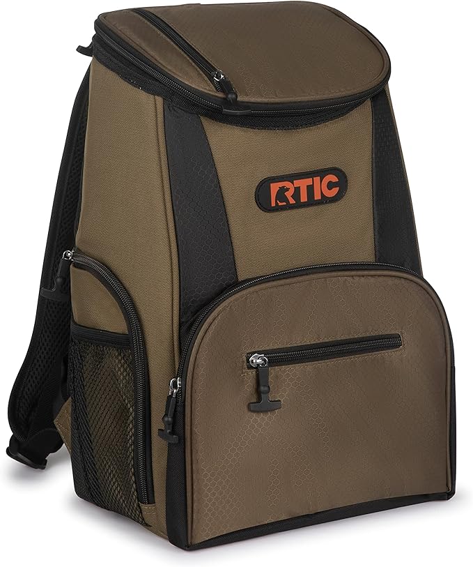 RTIC 15 Can Lightweight Backpack Cooler Soft Insulated Portable Bag for Lunch, Beach, Drink, Beverage, Travel, Camping, Picnic, Car, Hiking,