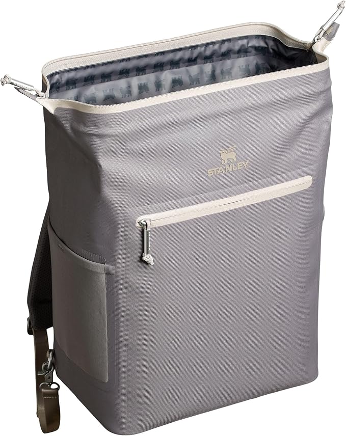 Stanley All Day Madeleine Backpack Soft Cooler 20 Can Cooler with Handle and Shoulder Straps Insulated Travel Bag with Zipper BPA-Free
