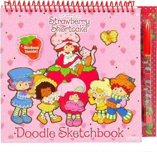 Strawberry Shortcake Doodle Sketchbook, 20-Page Cute & Small Sketchbook, Cute Coloring Book, Strawberry Shortcake Accessories and Toys, Strawberry Shortcake Coloring Book