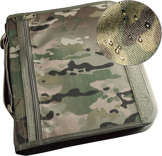 Rite in the Rain Weatherproof Starter Field Planner Kit, MultiCam CORDURA fabric Cover, 1" Ring Binder, Ruler / Writing Guard (No. 9250M-MX)